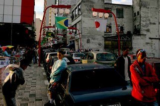 Joao Carlos Pompeu: 'Los Olvidados de San Paulo de Bunuel de Dios ou Parangoles na Liberdade', 2008 Color Photograph, Conceptual.  Photograpy color San Paulo Liberdade Japon. ...