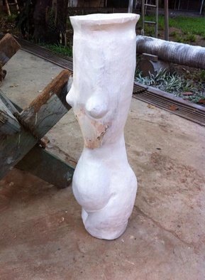 John Paul Dalisay: 'Fertility series 1', 2013 Wood Sculpture, Abstract Figurative.   Molave wood jar abstract figurative  ...