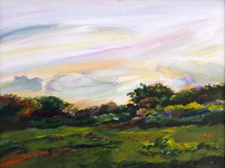 Richard Knox: 'Old Masters Field', 2007 Acrylic Painting, nature.  A field that seems to have had the same appearance for centuries, with the # 1 sky that has partnered with it for as long.   ...