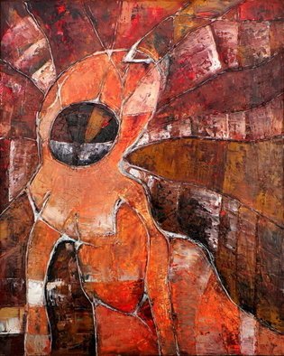 Lubomir Korenko: 'Salome, dance of the seven veils', 2009 Oil Painting, Abstract Figurative.  Bible themes. ...