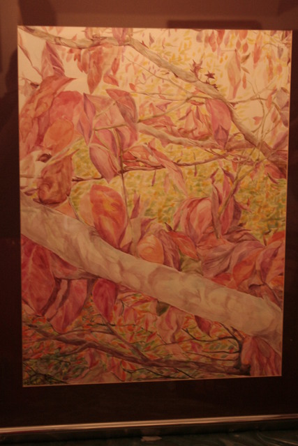 Racheal Yang  'Autumn Leaves', created in 2008, Original Painting Oil.