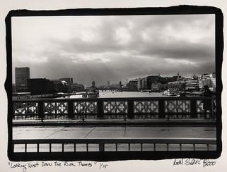 Rachel Schneider: 'London 10', 2002 Black and White Photograph, Cityscape. 