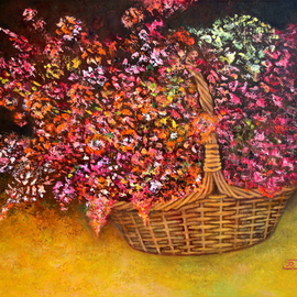 flowers in the basket By Rafail Aliyev