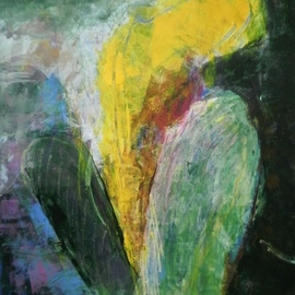 Vladimir Simanovsky: 'Love 1', 2010 Acrylic Painting, Abstract Figurative. Artist Description:  studio work         ...