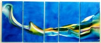 Artist Alison Raimes. 'Ephemeral Transpositions 2' Artwork Image, Created in 2001, Original Painting Ink. #art #artist