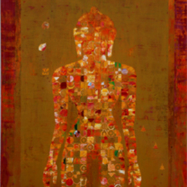 Ram Thorat: 'Know truth within', 2011 Acrylic Painting, Spiritual. Artist Description:              Indian contemporary art, spiritual art, Buddha Paintings, painting on Buddha life,              ...