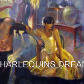 Ron Anderson: 'Harlequins Dream', 1998 Oil Painting, Figurative. Artist Description: Original oil painting by Ohio artist Ron Anderson.  Painting entitled Harlequins Dream.  Painting is priced and sold unframed.  Buyer is responsible for all shipping fees, insurance costs and any applicable sales tax and duties.  Artist reserves all rights to reproduction and copyright.  ...