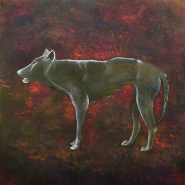 Rebeca Calvogomez Artwork On Humanity IV, 2010 Oil Painting, Dogs
