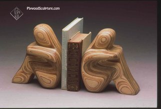 Robert Hargrave: 'Figurative Bookends', 2015 Wood Sculpture, Home.  Bookends...