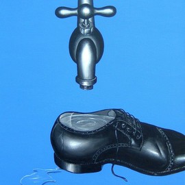 Marcelo Novo: 'FLOODED', 2005 Acrylic Painting, Surrealism. Artist Description:  From 