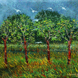 Ricardo Sanchez Beitia: 'Montuoso', 2011 Oil Painting, Landscape. 
