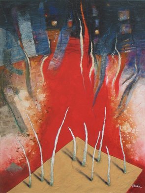 Ridha Ridha: 'shores of illusions 3', 2017 Acrylic Painting, Abstract. Manual drawing Acrylic, Chalks on canvas  ...
