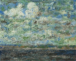 Robert Nizamov: 'Landscape', 2010 Oil Painting, Seascape.  Nizamov Robert, Landscape, 2010, oil on canvas, 89x109cm...