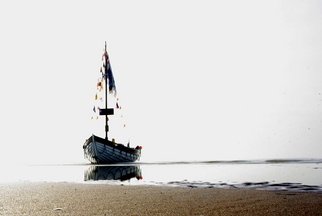 Rob Kuijper: 'Boat comes home', 2010 Other Photography, Beach.   made in Holland/ Noordwijk Beach ...