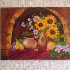 Rosica Simeonova: 'lemons', 2012 Oil Painting, Portrait. Artist Description:                       oil painting                      ...