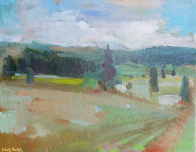 Jerry Ross  'Near Goshen', created in 2016, Original Painting Oil.