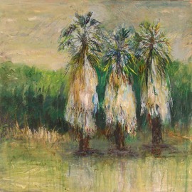 Swaying Palms By Roz Zinns