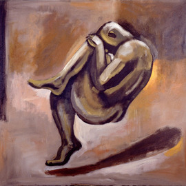 Alberto Ruggieri: 'a man', 2006 Acrylic Painting, Figurative. 