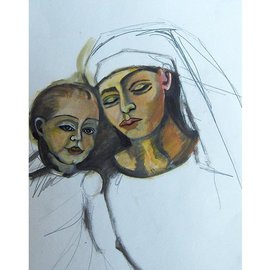Madona and Child  By Ruth Olivar Millan