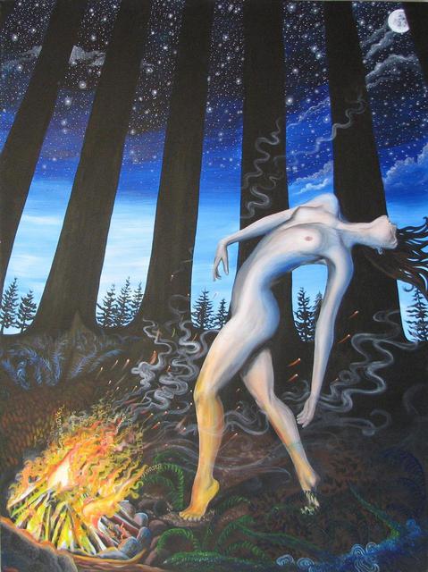 Artist Sabrina Michaels. 'Eternal Dance' Artwork Image, Created in 2006, Original Painting Oil. #art #artist