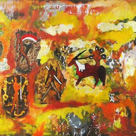 AFRICAN COLLAGE By Louis Pretorius