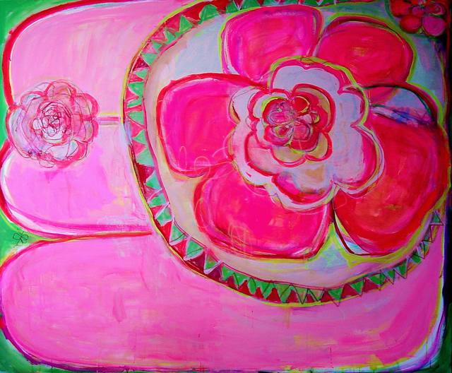 Artist Kikuko Sakota. 'Rose' Artwork Image, Created in 2010, Original Mixed Media. #art #artist