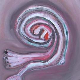Sandro Bisonni: 'cosi vicino cosi lontano', 2008 Oil Painting, Abstract Figurative. Artist Description: Questo lavoro ruota intorno al concetto di genesis, ogni cosa nel suo momento iniziale di venire alla vita. ...
