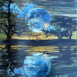 blue moon By Sarah Wall