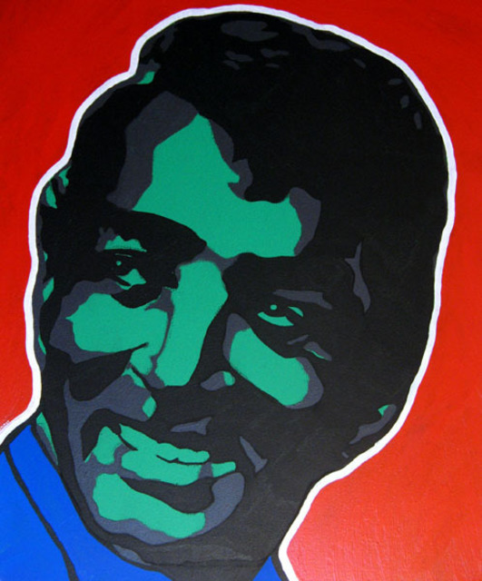 Artist David Mihaly. 'Dean Martin' Artwork Image, Created in 2003, Original Mixed Media. #art #artist