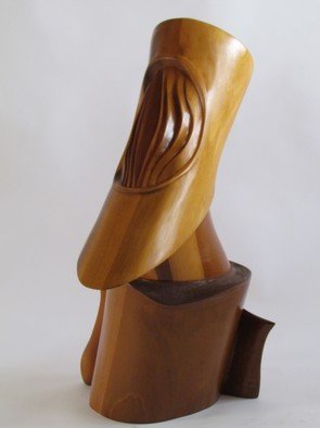 Michael Semsch: 'Galileo', 2006 Wood Sculpture, Abstract.  Galileo is a wood sculpture incorporating both the addative and subtractive processes. It is about space, about star gazing, the telescoping form searches the galaxies, seeking answers from the universe.     ...