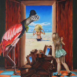 Sergey Kirillov: 'old room', 2018 Oil Painting, Surrealism. Artist Description: oil canvas...