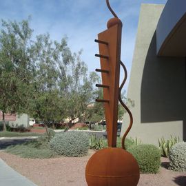 Steven Derks: 'Steel Sculpture', 2007 Steel Sculpture, Geometric. Artist Description:  Rusted Steel ...