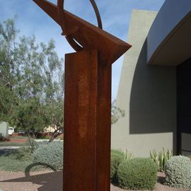 Steven Derks: 'Steel Sculpture 2', 2008 Steel Sculpture, Geometric. Artist Description:  Rusted Steel ...