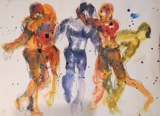 Alireza Shakeraneh: 'revolution', 2016 Ink Painting, Figurative. Painting Ink , Figurative , Original...