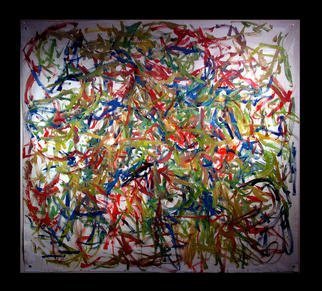 Richard Lazzara: 'KNOT SWIRL THEORY', 1972 Oil Painting, Geometric. KNOT SWIRL THEORY 1972  is from the' KNOT ART oil paintings group' available from 