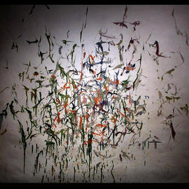 Richard Lazzara: 'NYC JUNGLEYSCAPE', 1972 Oil Painting, Visionary. Artist Description: NYC JUNGLEYSCAPE 1972 is from the 