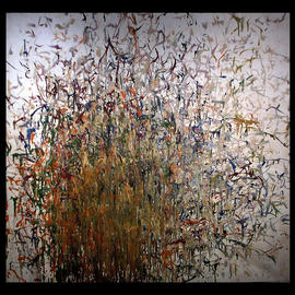 Richard Lazzara: 'NYC JUNGLEY SWEAT ART', 1972 Oil Painting, Visionary. Artist Description: NYC JUNGLEY SWEAT ART 1972 is from the 