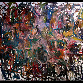 Richard Lazzara: 'OMPHALO STONE', 1970 Oil Painting, History. Artist Description: OMPHALO STONE 1972 is from the 