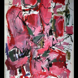Richard Lazzara: 'RED RUM', 1972 Oil Painting, History. Artist Description: RED RUM 1972 is another shinning momento 