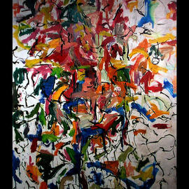 Richard Lazzara: 'VISION QUEST', 1972 Oil Painting, History. Artist Description: VISION QUEST 1972  is from the 