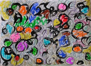 Richard Lazzara: 'Wild Man 6149', 2008 Calligraphy, Visionary.  Art for the Soul by  