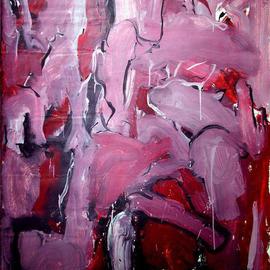 Richard Lazzara: 'blood guts and reality', 1972 Oil Painting, Abstract. Artist Description: blood guts and reality 1972  from the folio 