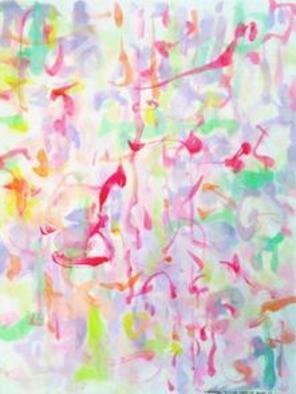 Richard Lazzara: 'dancing roses', 1974 Calligraphy, Americana. dancing roses 1974 by Richard Lazzara is available from the folio - Sumie Doors Meditations, along with more fine arts from 