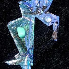 Richard Lazzara: 'deep sea diver pin ornament', 1989 Mixed Media Sculpture, Fashion. Artist Description: deep sea diver pin ornament from the folio LAZZARA ILLUMINATION DESIGN is available at 