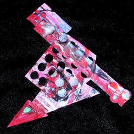 Richard Lazzara: 'found objects pin ornament', 1989 Mixed Media Sculpture, Fashion. Artist Description: found objects pin ornament from the folio LAZZARA ILLUMINATION DESIGN is available at 