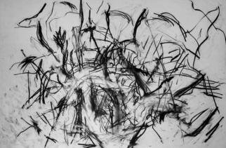 Richard Lazzara: 'model into pure forms', 1972 Charcoal Drawing, History. model into pure forms 1972  from the folio  DRAWING ON NY STUDIO SCHOOL TRAINING   by Richard Lazzara is available at    