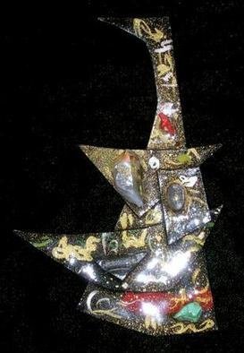 Richard Lazzara: 'once on the high seas pin ornament', 1989 Mixed Media Sculpture, Fashion. once on the high seas pin ornament from the folio LAZZARA ILLUMINATION DESIGN is available at 