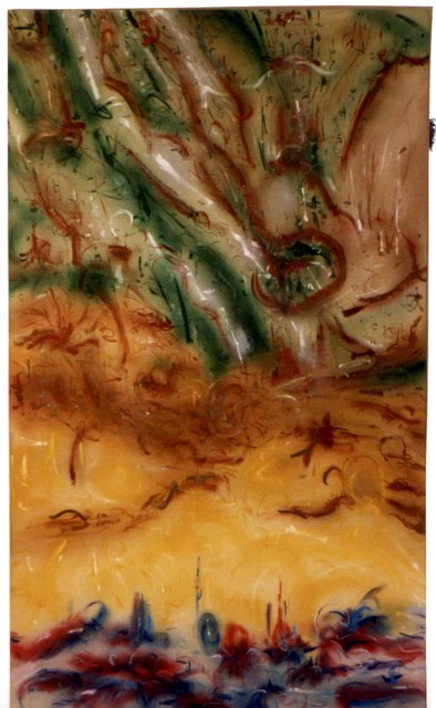 Artist Richard Lazzara. 'Planet Waves' Artwork Image, Created in 1989, Original Pastel. #art #artist