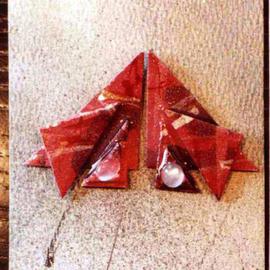 Richard Lazzara: 'sky ear ornaments', 1989 Mixed Media Sculpture, Fashion. Artist Description: sky ear ornaments from the folio LAZZARA ILLUMINATION DESIGN are available at 