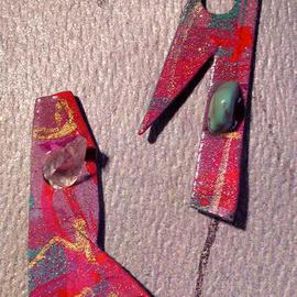Richard Lazzara: 'spys ear ornaments', 1989 Mixed Media Sculpture, Fashion. Artist Description: spys ear ornaments from the folio LAZZARA ILLUMINATION DESIGN are available at 